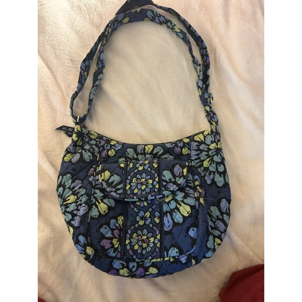 Vera Bradley Crossbody Indigo Retired Clean Shoulder Bag Purse